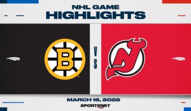 NHL Highlights | Bruins vs. Devils - March 16, 2026
