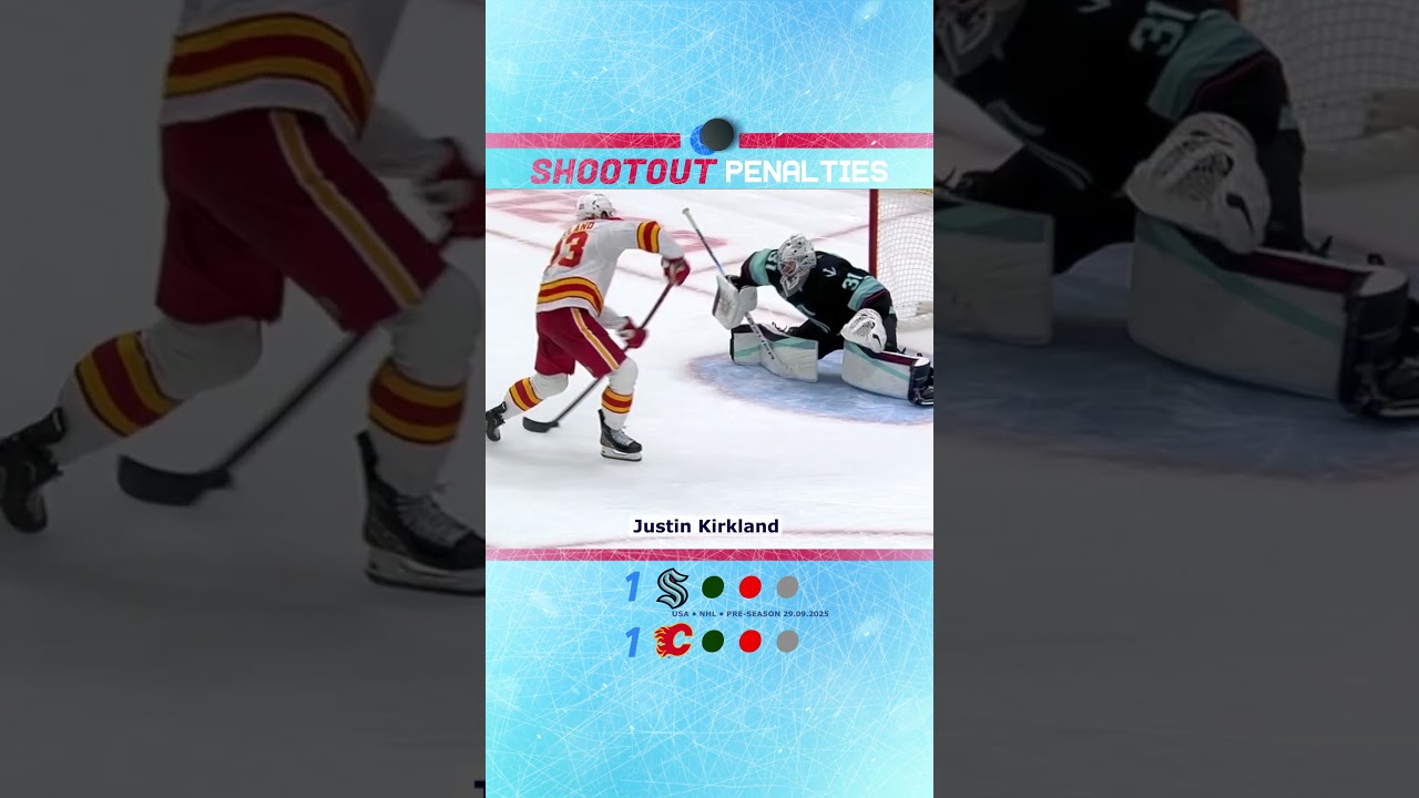 NHL Shootout Highlights: Seattle Kraken vs Calgary Flames