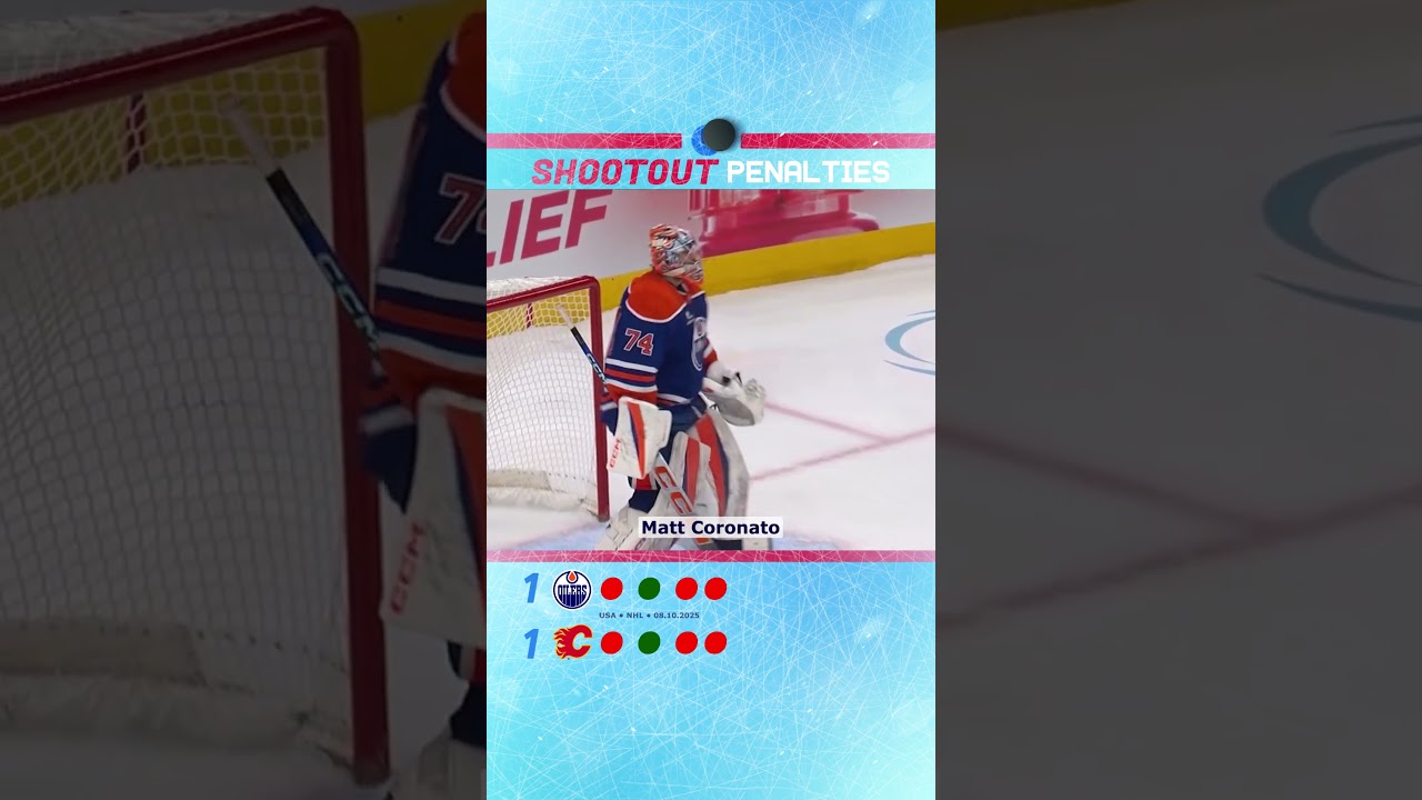 NHL Shootout Highlights: Edmonton Oilers vs Calgary Flames
