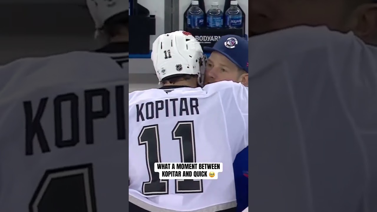 This Moment Between Kopitar and Quick 🤝