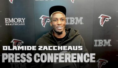 Falcons Wide Receiver Olamide Zaccheaus on returning to Atlanta | Press Conference