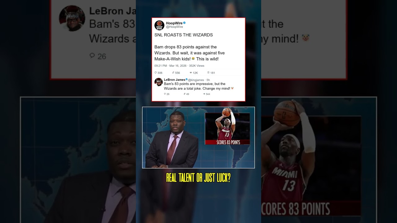 Bam Adebayo's 83 Points? SNL Roasts the Wizards!