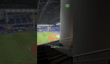 Finding the single WORST seat at loanDepot Park, home of the Miami Marlins and the WBC ⚾️🐟