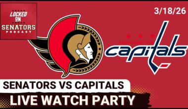 LIVE: Ottawa Senators vs Washington Capitals - NHL Watch Party - March 18, 2026
