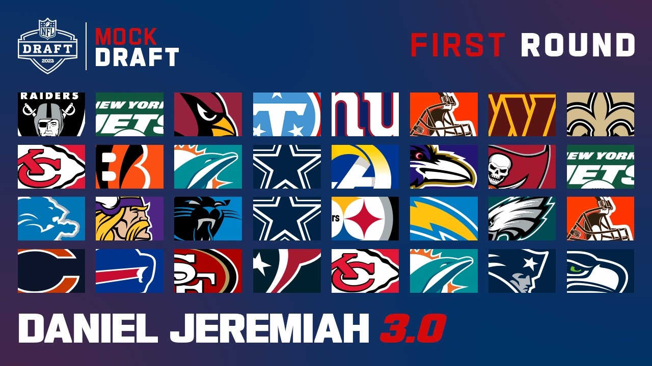 Daniel Jeremiah's Full Mock Draft 3.0 | Mock Draft Live