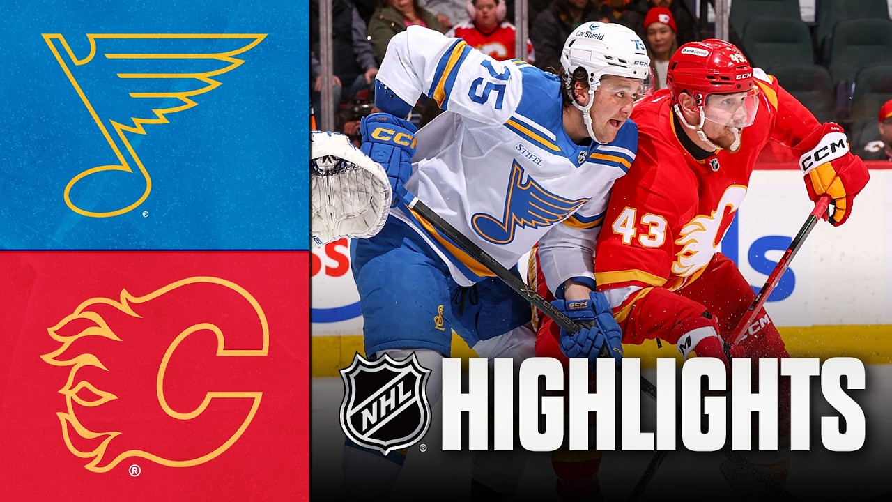 Blues vs. Flames | NHL Highlights | March 18, 2026