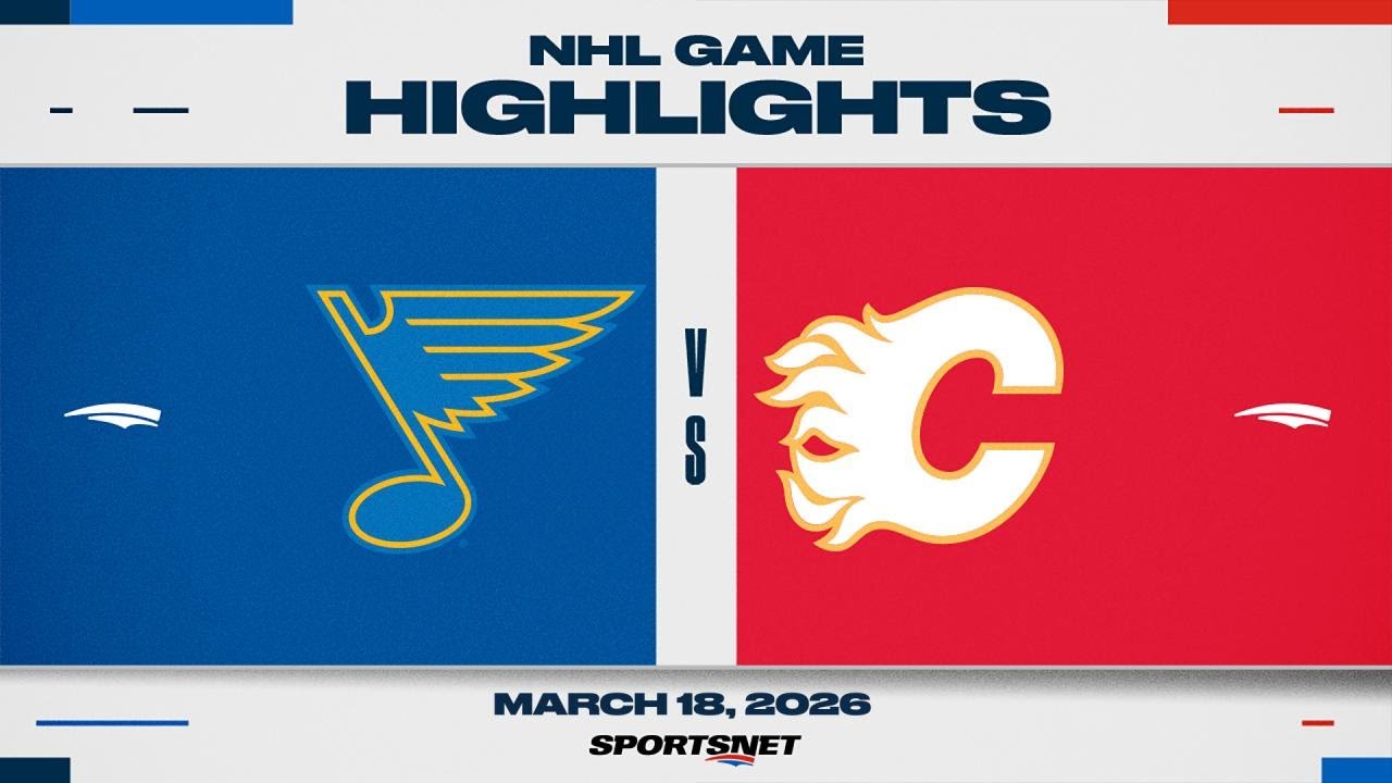 NHL Highlights | Blues vs. Flames - March 18, 2026