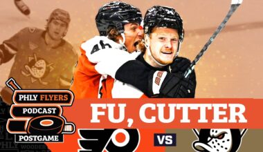 Tippett goal, Cates’ OT winner gives Flyers WIN after blowing lead vs Gauthier’s Ducks | PHLY Flyers