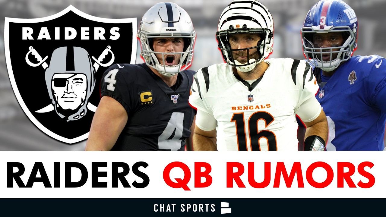 MAJOR Raiders Rumors On Derek Carr, Joe Flacco & Russell Wilson