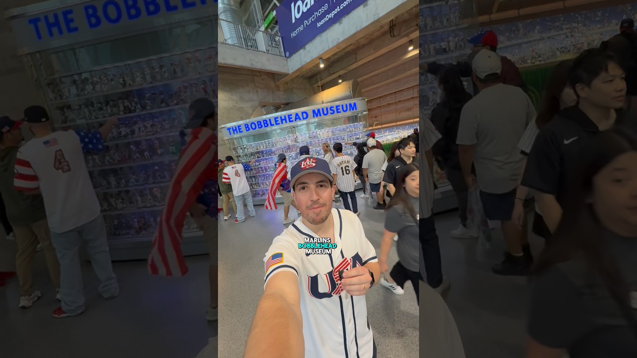 The Bobblehead Museum at loanDepot Park, home of the Miami Marlins