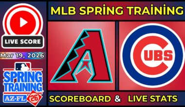 🔴 Arizona Diamondbacks vs Chicago White Sox LIVE | MLB Baseball | Mar 19, 2026 | SCOREBOARD