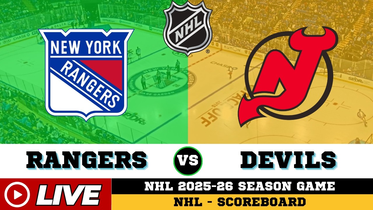 🔴LIVE : New Jersey Devils Vs New York Rangers | NHL 2026 | NHL Live SCOREBOARD