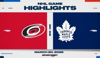NHL Highlights | Hurricanes vs. Maple Leafs - March 20, 2026