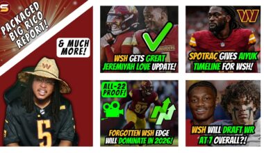 🔥GREAT WSH J Love Update! Aiyuk Timeline Update! Drafting WR at 7? Forgotten WSH EDGE Will DOMINATE!