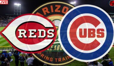 CINCINNATI REDS vs CHICAGO CUBS MLB SPRING TRAINING LIVE GAME CAST & CHAT