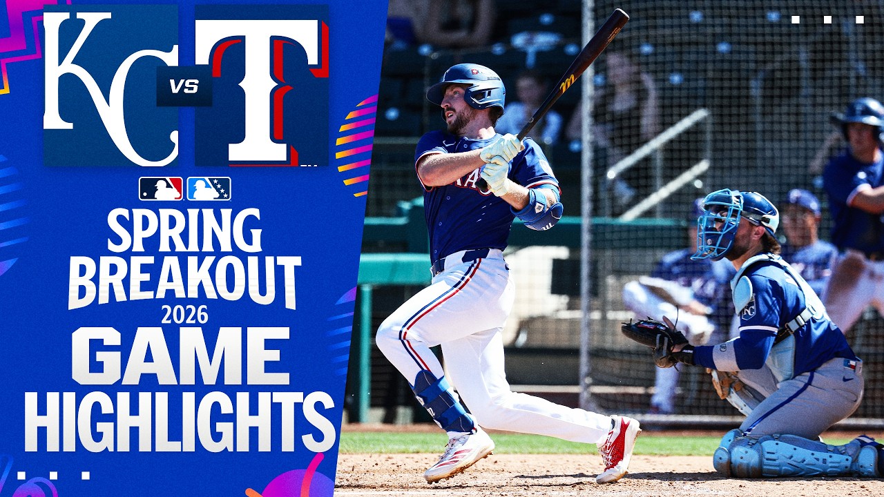Royals vs. Rangers Spring Breakout Game Highlights (3/20/26) | MLB Highlights