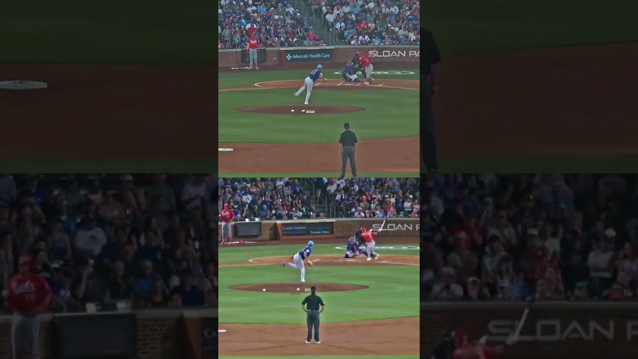 Reds hit two VERY similar home runs off Cubs pitcher Matthew Boyd.