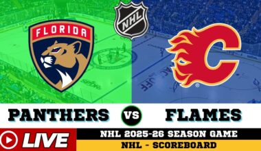 🔴LIVE : Florida Panthers Vs Calgary Flames | NHL 2026 | NHL Live SCOREBOARD