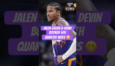 Devin Booker & Jalen Green Have To Be Better In The 4th Quarter 🗣️ #nba #phoenixsuns #devinbooker