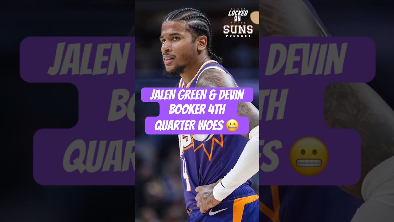 Devin Booker & Jalen Green Have To Be Better In The 4th Quarter 🗣️ #nba #phoenixsuns #devinbooker