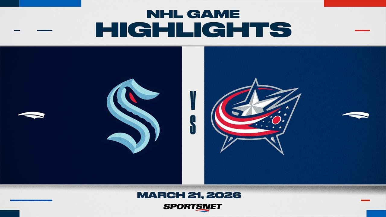 NHL Highlights | Kraken vs. Blue Jackets - March 21, 2026