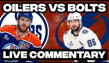 Edmonton Oilers Vs Tampa Bay Lightning LIVE COMMENTARY! | 2025-26 NHL Season