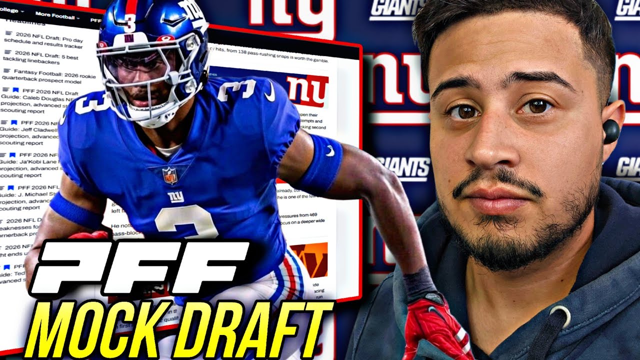 PFF's 2026 New York Giants Mock Draft REACTION!