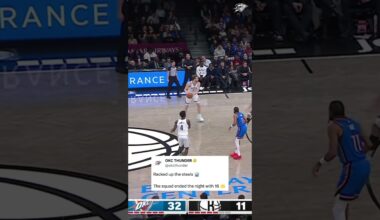 Caused chaos in Brooklyn 🤲 #okcthunder