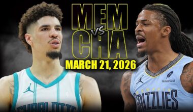 Memphis Grizzlies vs Charlotte Hornets Full Game Highlights – March 21, 2026 | NBA Season