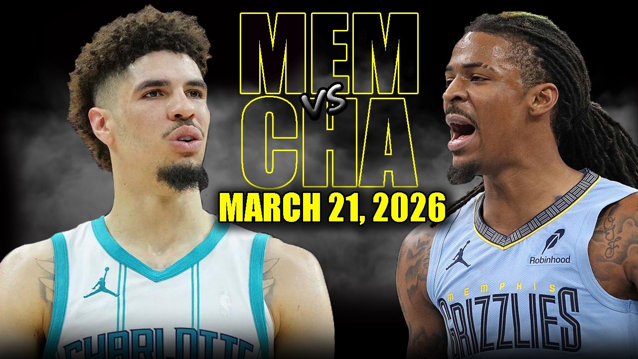Memphis Grizzlies vs Charlotte Hornets Full Game Highlights – March 21, 2026 | NBA Season