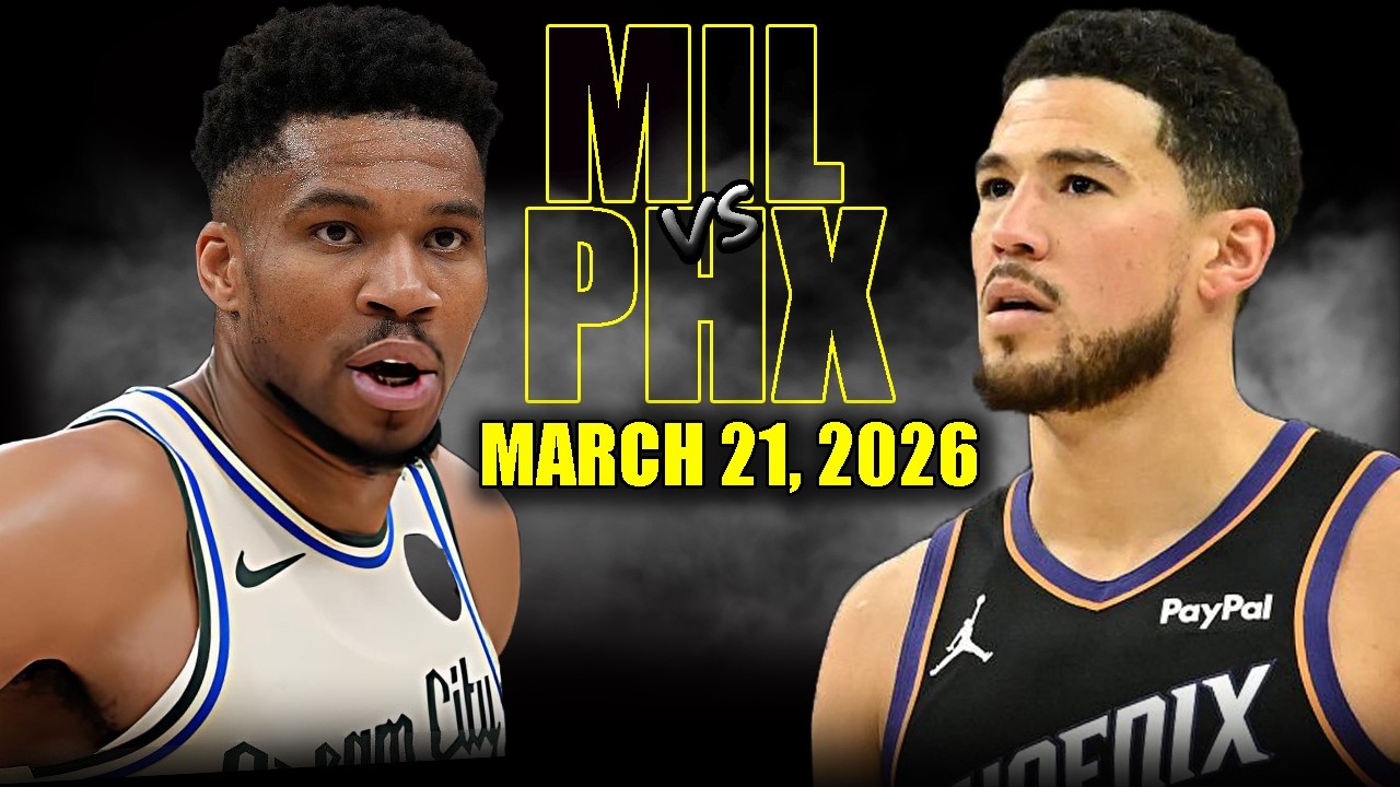 Milwaukee Bucks vs Phoenix Suns Full Game Highlights – March 21, 2026 | NBA Season
