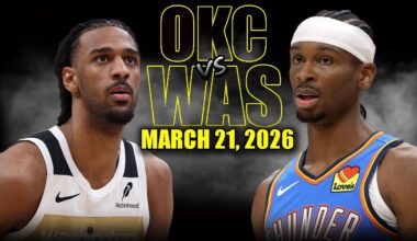 Oklahoma City Thunder vs Washington Wizards Full Game Highlights – March 21, 2026 | NBA Season