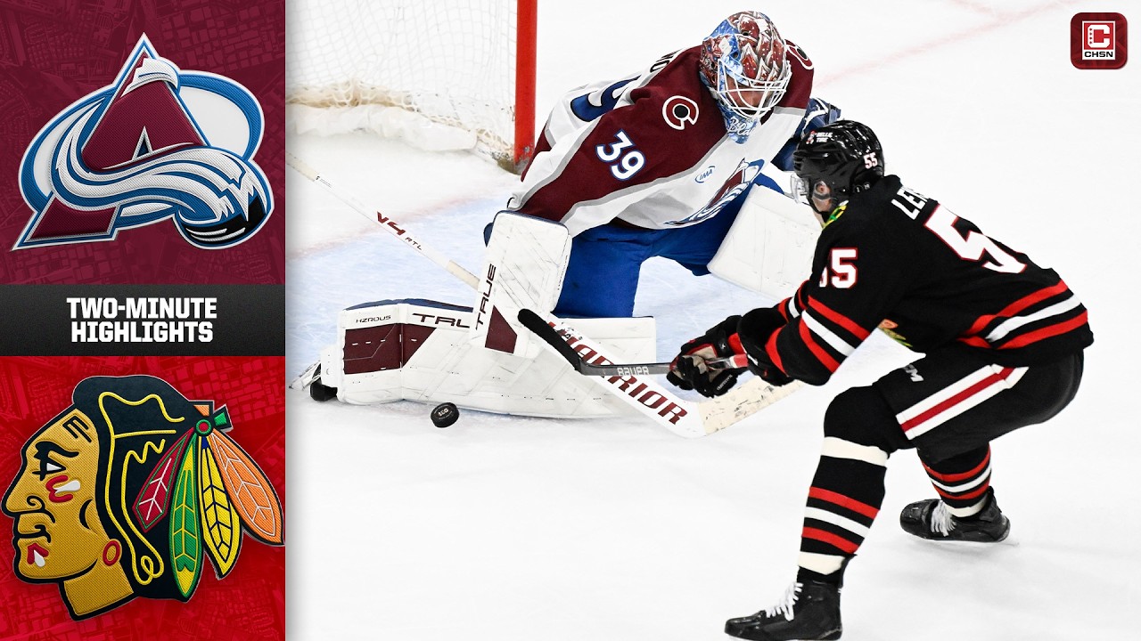 Chicago Blackhawks vs. Colorado Avalanche (3/20/26) | Game Highlights | CHSN Blackhawks
