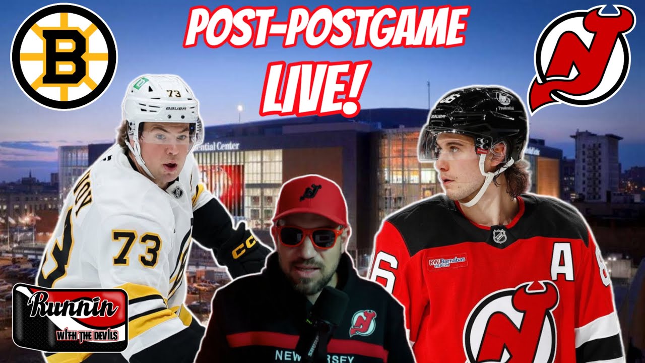 NJ Devils vs. Boston Bruins Post-Postgame LIVE! 3/16/26 DEVILS WIN 4-3 IN OT!
