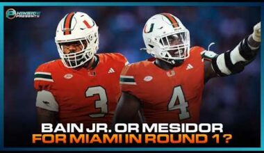 Will The Miami Dolphins Draft Bain Jr. Or  Mesidor? | Top 15 EDGE Rushers