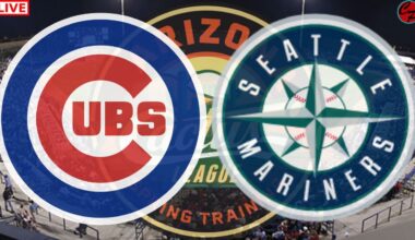 CHICAGO CUBS vs SEATTLE MARINERS MLB BASEBALL SPRING TRAINING LIVE GAME CAST & CHAT