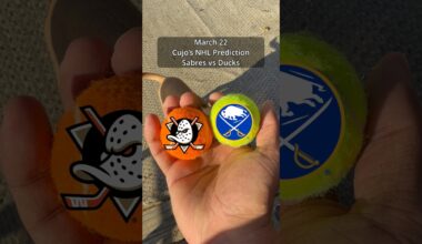 Cujo’s NHL Picks | Buffalo Sabres vs Anaheim Ducks 🏒 03-22-2026 #CujoCatches