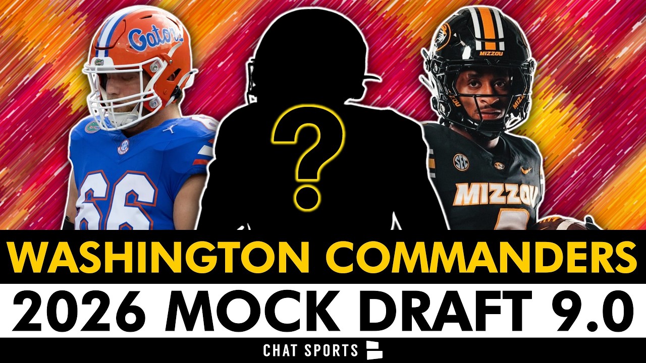 2026 Commanders Mock Draft 9.0: This Round 1 Pick Would TRANSFORM Washington’s Defense Overnight