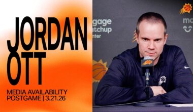 Head Coach Jordan Ott Postgame Media Availability | Phoenix Suns | 3-21-26
