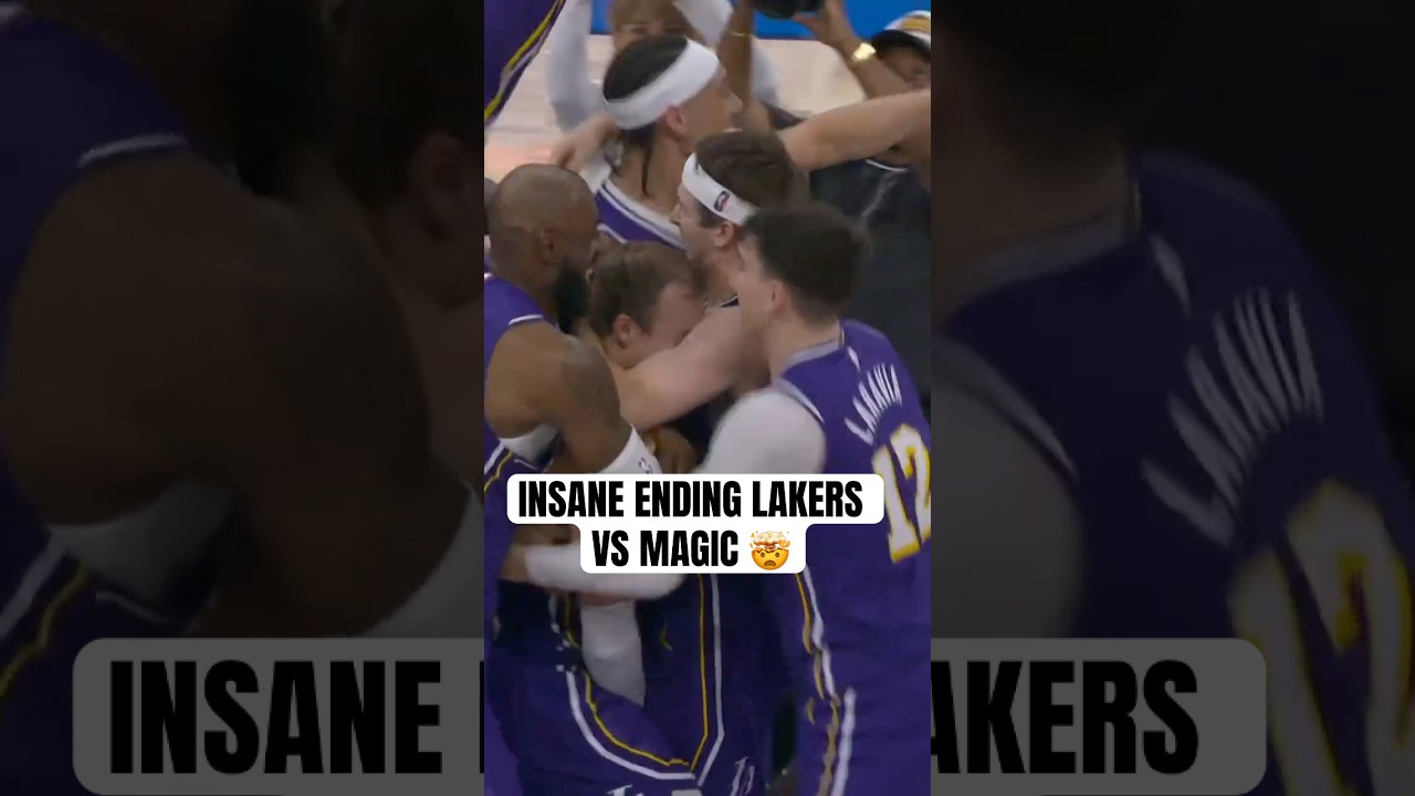 What a fantastic finish it was in Orlando vs the Lakers! 👀