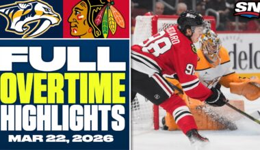 Nashville Predators at Chicago Blackhawks | FULL Overtime Highlights - March 22, 2026o0