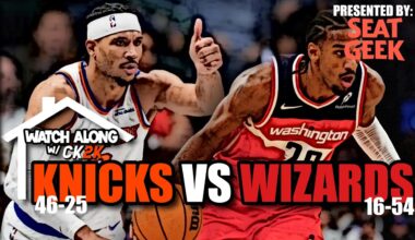 NEW YORK KNICKS VS WASHINGTON WIZARDS LIVE PLAY BY PLAY! | WATCH ALONG W/ CK2K