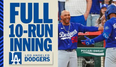 FULL 10-RUN INNING for the Los Angeles Dodgers! | MLB Spring Training Highlights