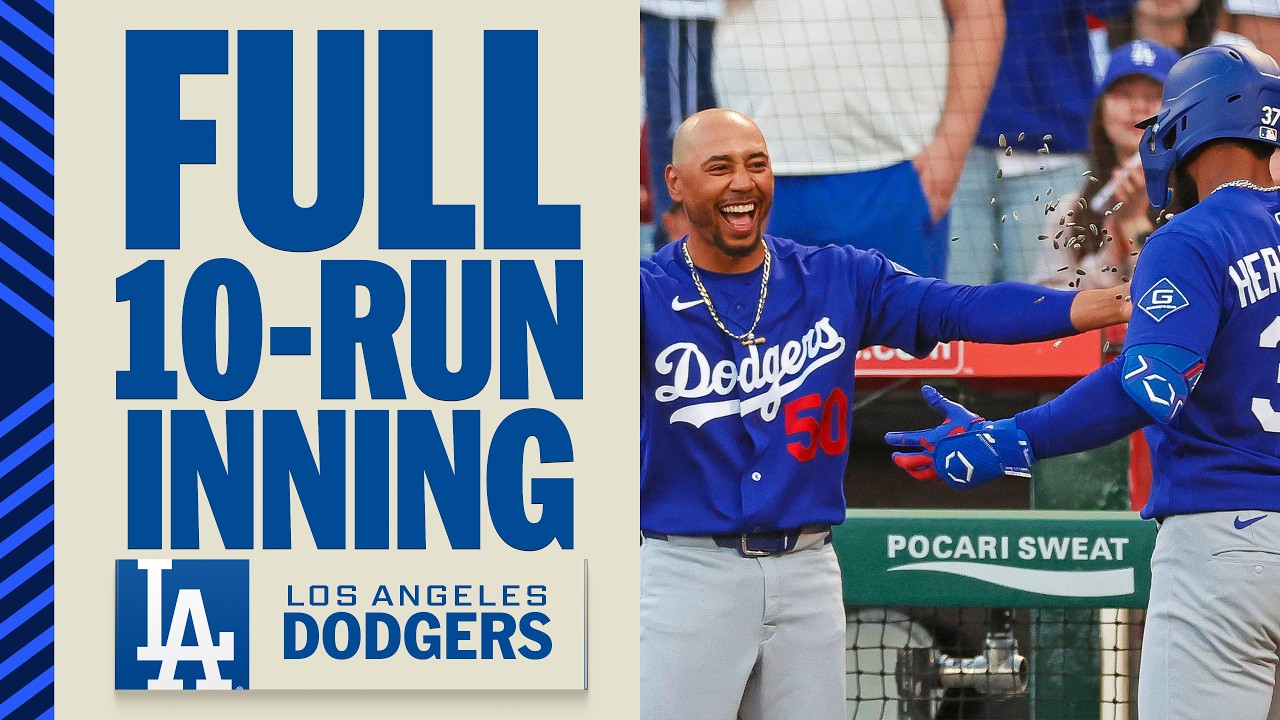 FULL 10-RUN INNING for the Los Angeles Dodgers! | MLB Spring Training Highlights