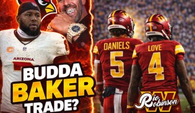 Jeremiyah Love “Number 1” on Washington Commanders Big Board? Budda Baker Trade 👀 @WSHCarter