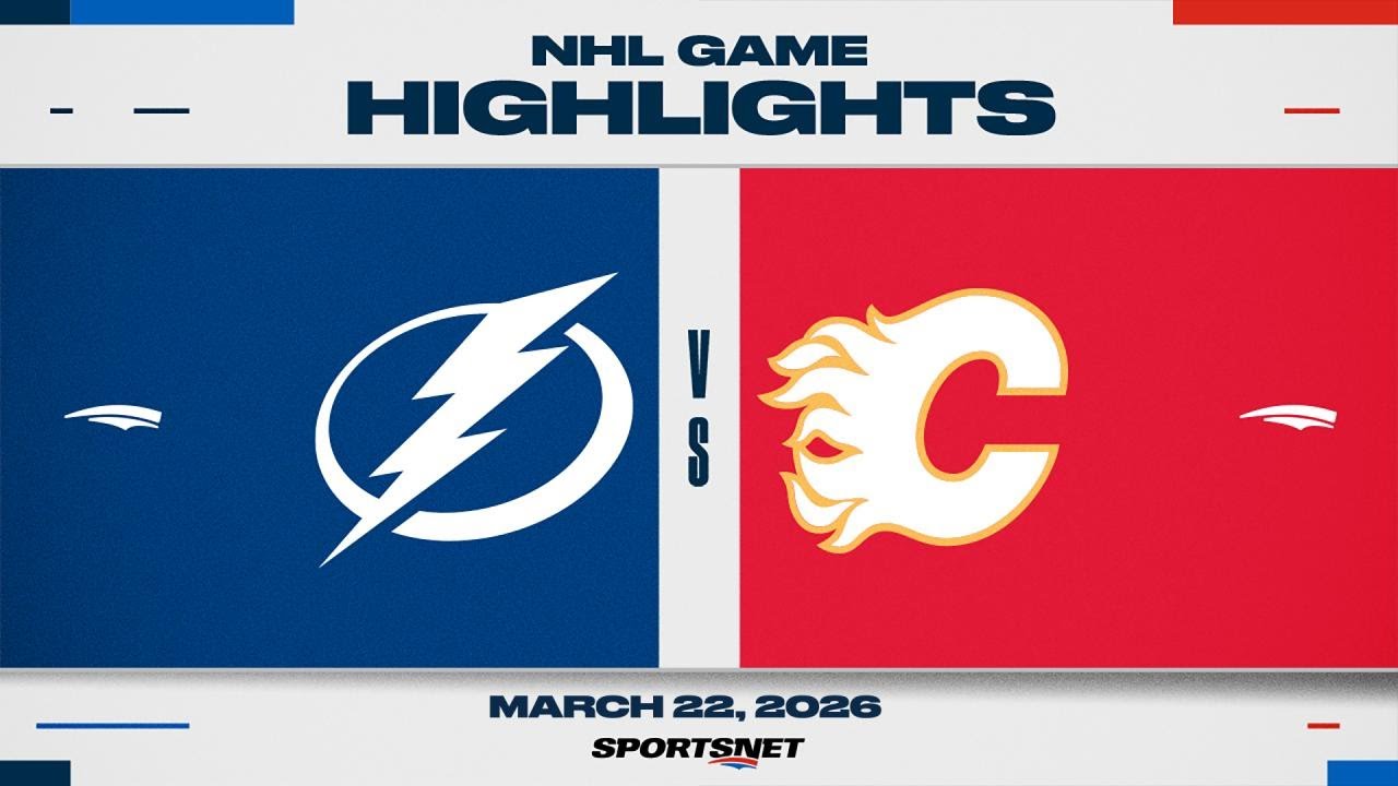 NHL Highlights | Lightning vs. Flames - March 22, 2026
