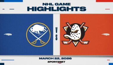 NHL Highlights | Sabres vs. Ducks - March 22, 2026
