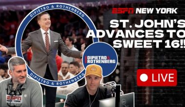 St. John's makes Sweet 16, Knicks win + Opening Day in MLB awaits | DiPietro & Rothenberg | 3/23/26
