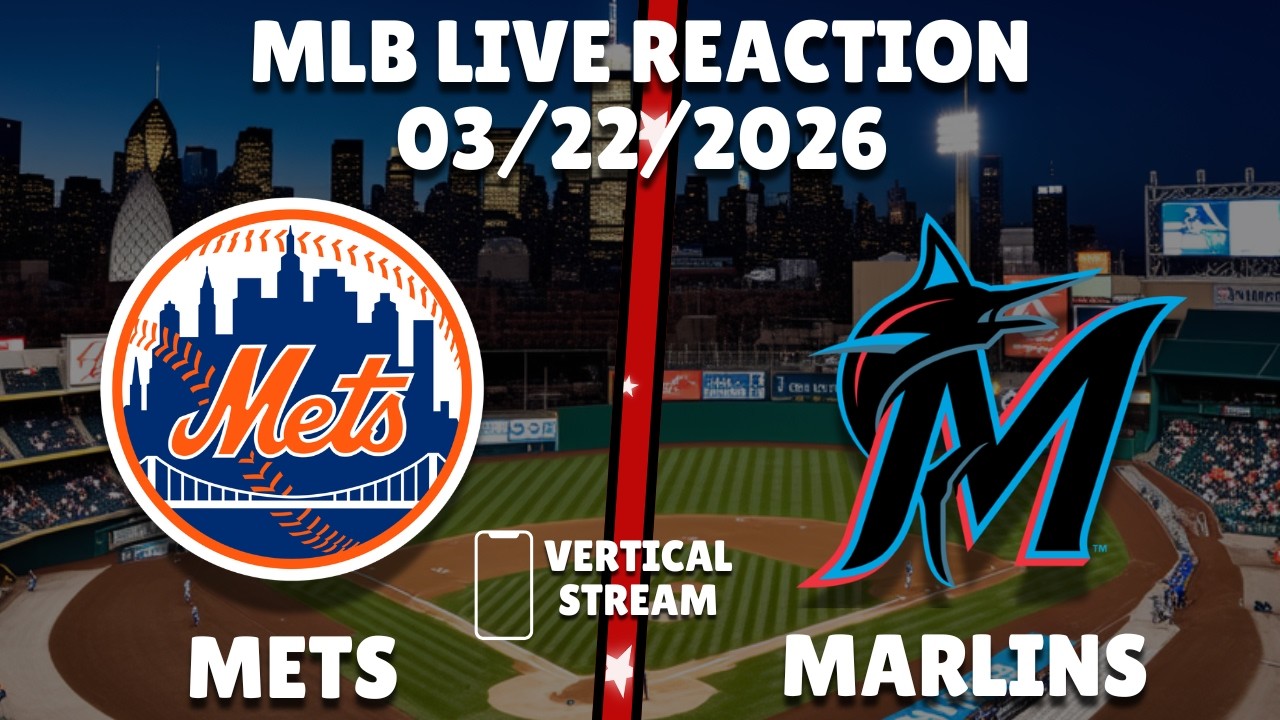 Mets vs Marlins | New York Mets vs Miami Marlins | Live Reaction & Play-by-Play📱