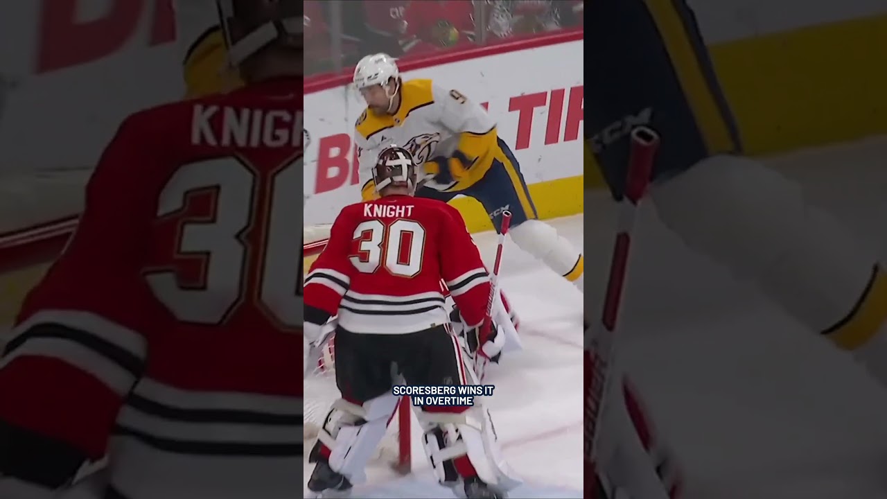 SCORESBERG WINS IT IN OVERTIME #predsnhl